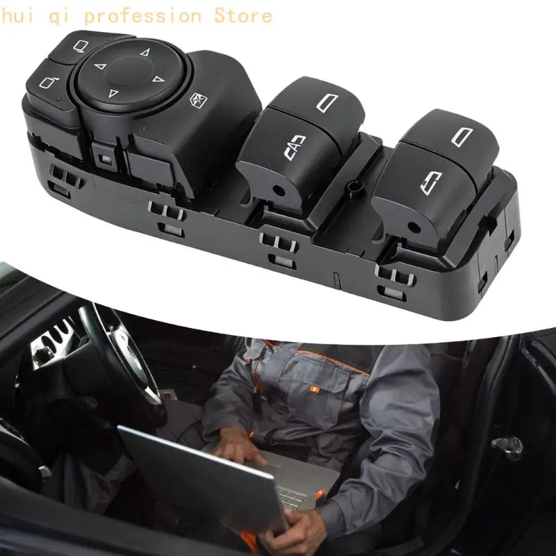 Autofenster-Bedienfeld 84513464, schwarze Türeinheit für Reparaturzwecke H8WE – Detail 2