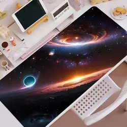 Space Mousmat Mousepad Gaming Mousepad Speed Desk Mat Laptop Gaming Matten Voor Kantoor Tapijt Bureau Accessoires