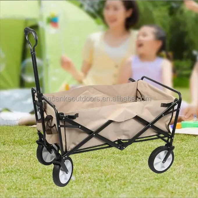 Vagón plegable al aire libre para Picnic resistente, Camping al aire libre, coche plegable fácil para acampar