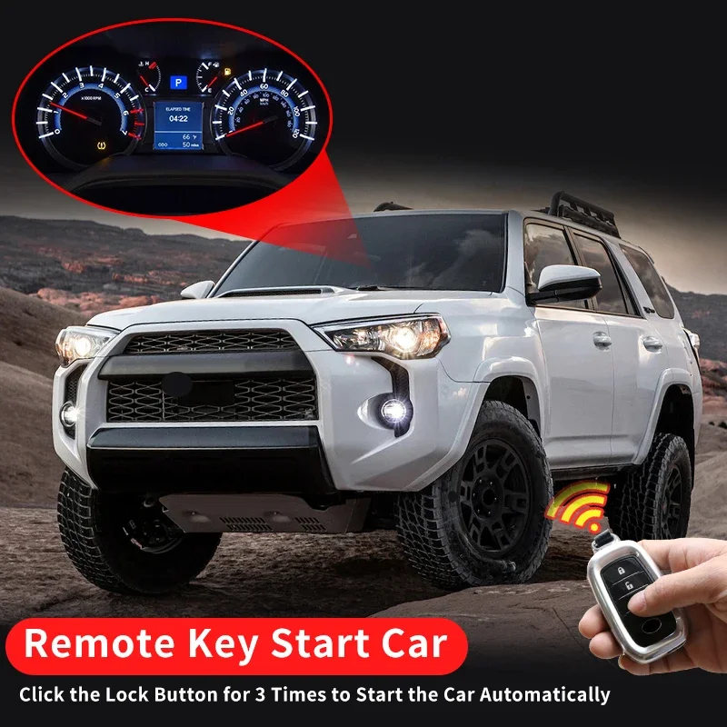 For Toyota 4Runner 2012-2022 Remote Key Starter Smart Control Anti Theft Interior Upgrade Accessories Modification Tuning Kit