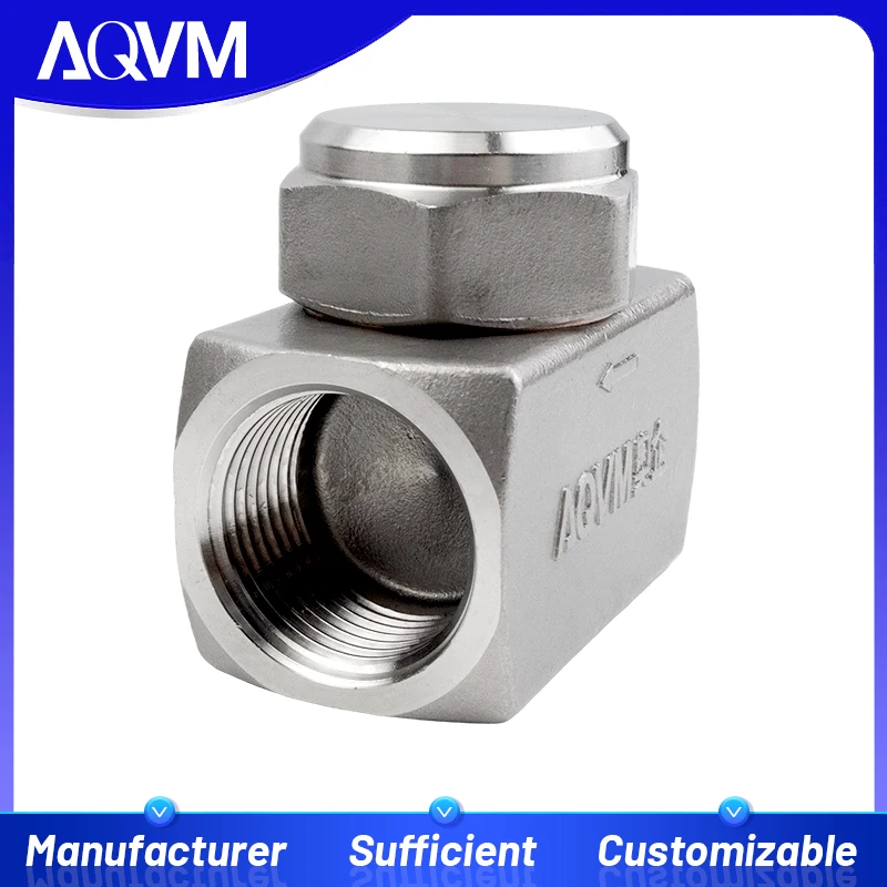 1 Inch 304 Stainless Steam Trap Thermodynamic Disc BSP Thread Leakproof High Temp Steam System Valve Accessories Industrial Use