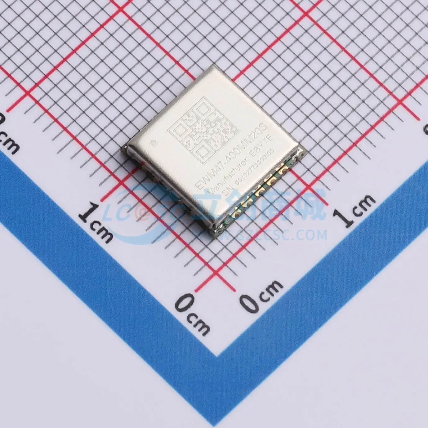 5pcs EWM47-400MM20S SMD 10x10mm transceiver 470MHz 433MHz GFSK OOK RF Wireless Communication Module for Smart Home System