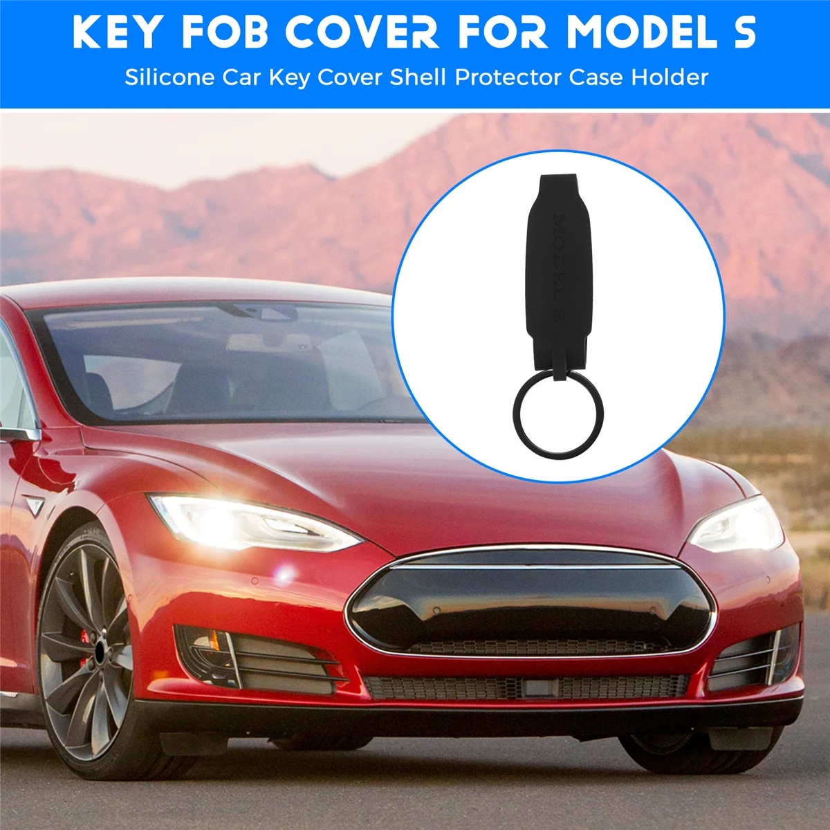 Schlüssel anhänger abdeckung für Tesla-Modelle, Silikon-Autos chl üssel abdeckung Schutzhülle für Tesla-Zubehör (Modelle)