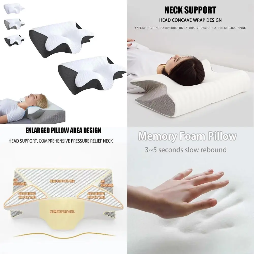 

Cervical Support Pillow by Coreliev, Designed for Comfort and Contour Fitting for Universal Use