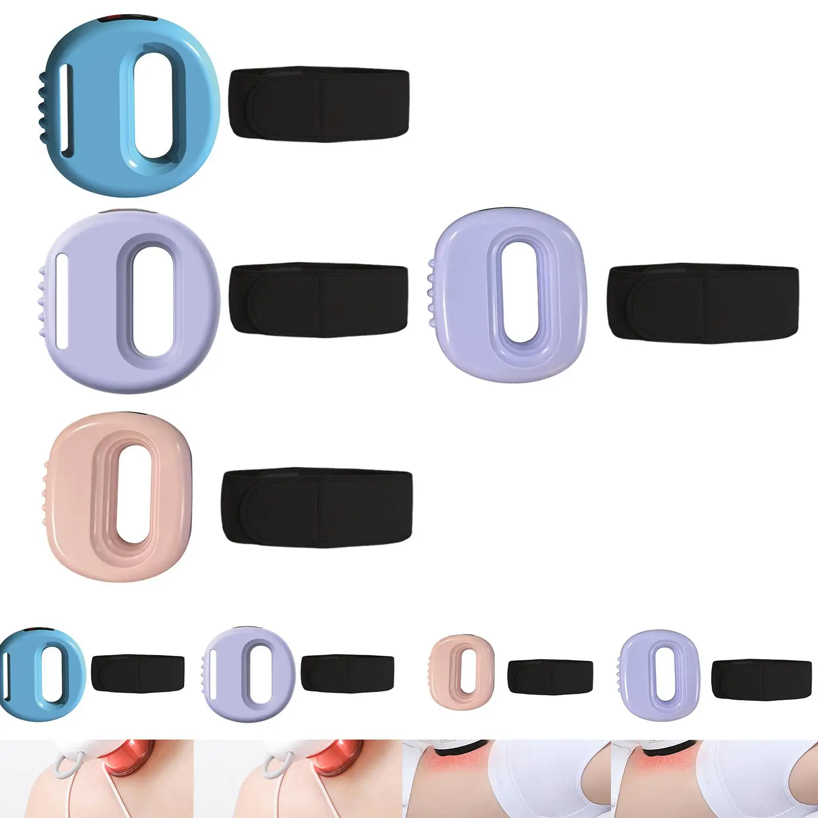 

Портативный массажер для тела с ремнем для глубокого перкуссионного массажа спины, талии и живота