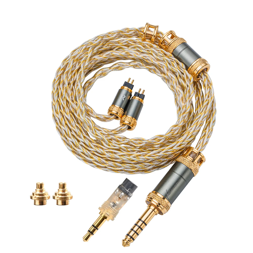Kinera MIA In Ear Earphone Upgrade Cable HIFI Wired Headphone 6N Single Crystal Copper Silver-Plated Earbuds Accessories Headset