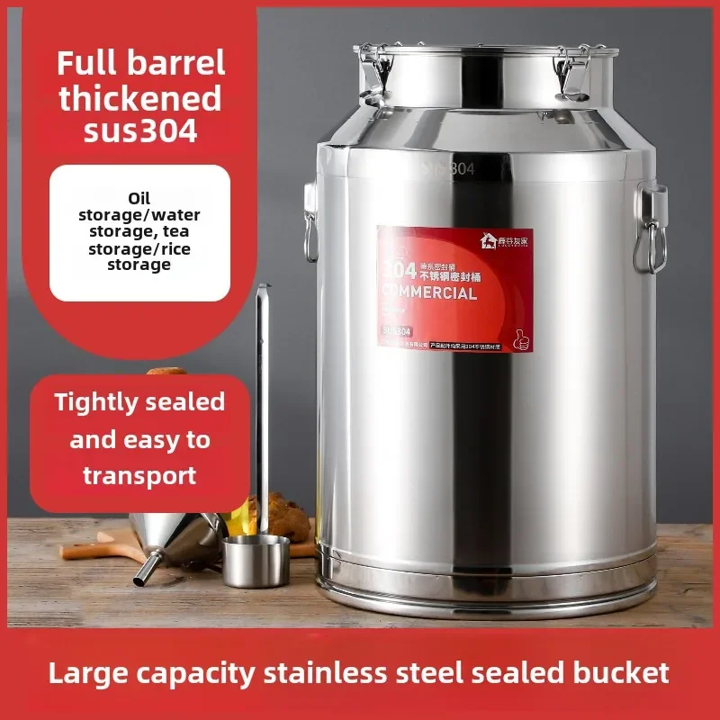 

304 Oil barrel Edible oil Empty barrel Stainless steel wine Sealed