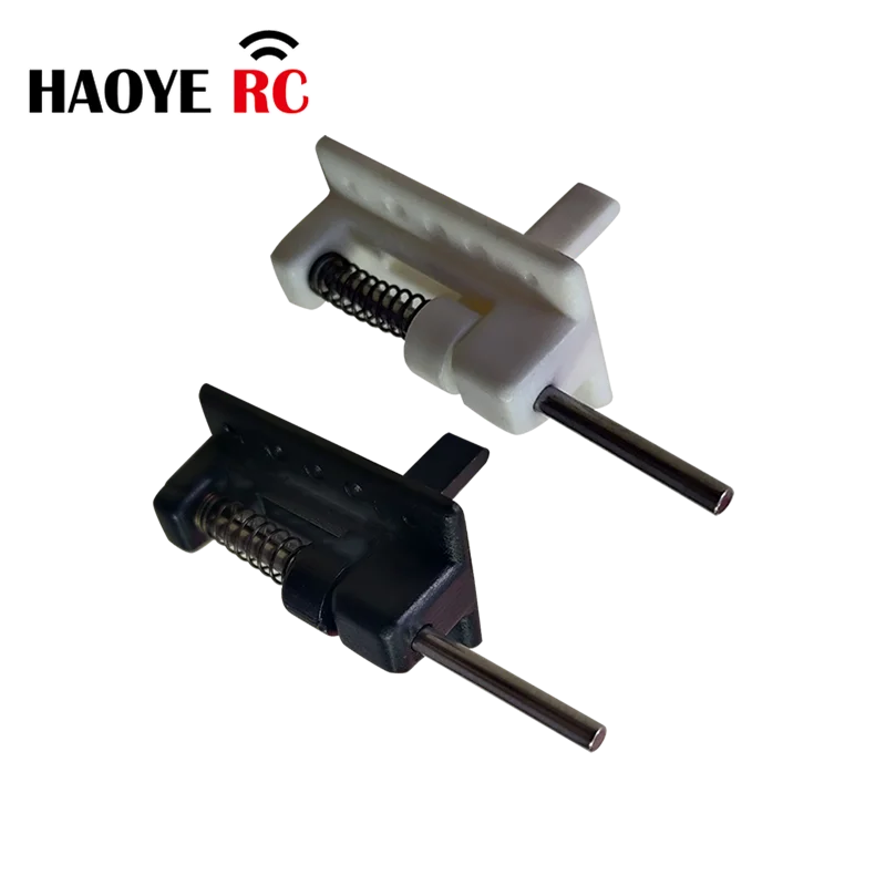 Haoye 5Pcs Canopy Hatch Lock Latch For RC Airplanes Parts Electric Planes Foam Model Accessories Color White Black