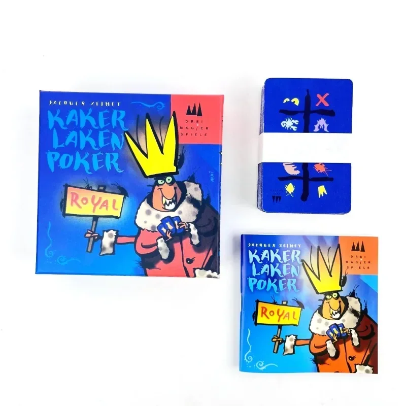 

KAKER LAKEN POKER: ROYAL, английская версия, немецкий таракан, серия «Чевательные мотычки», немецкие взрослые дети