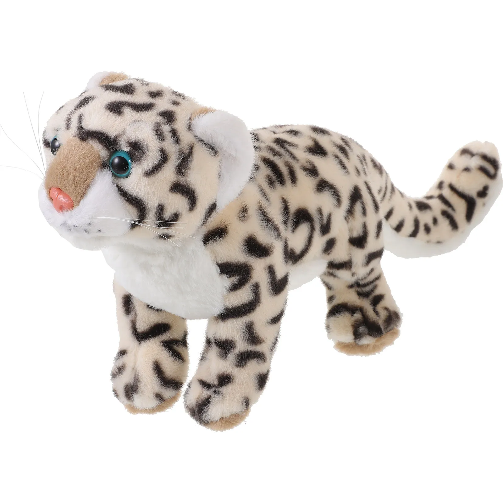 

Creative Snow Leopard Stuffed Animal Made of Premium PP Cotton Ideal for Festival Gift Home Decor Living Room Bedroom Sofa