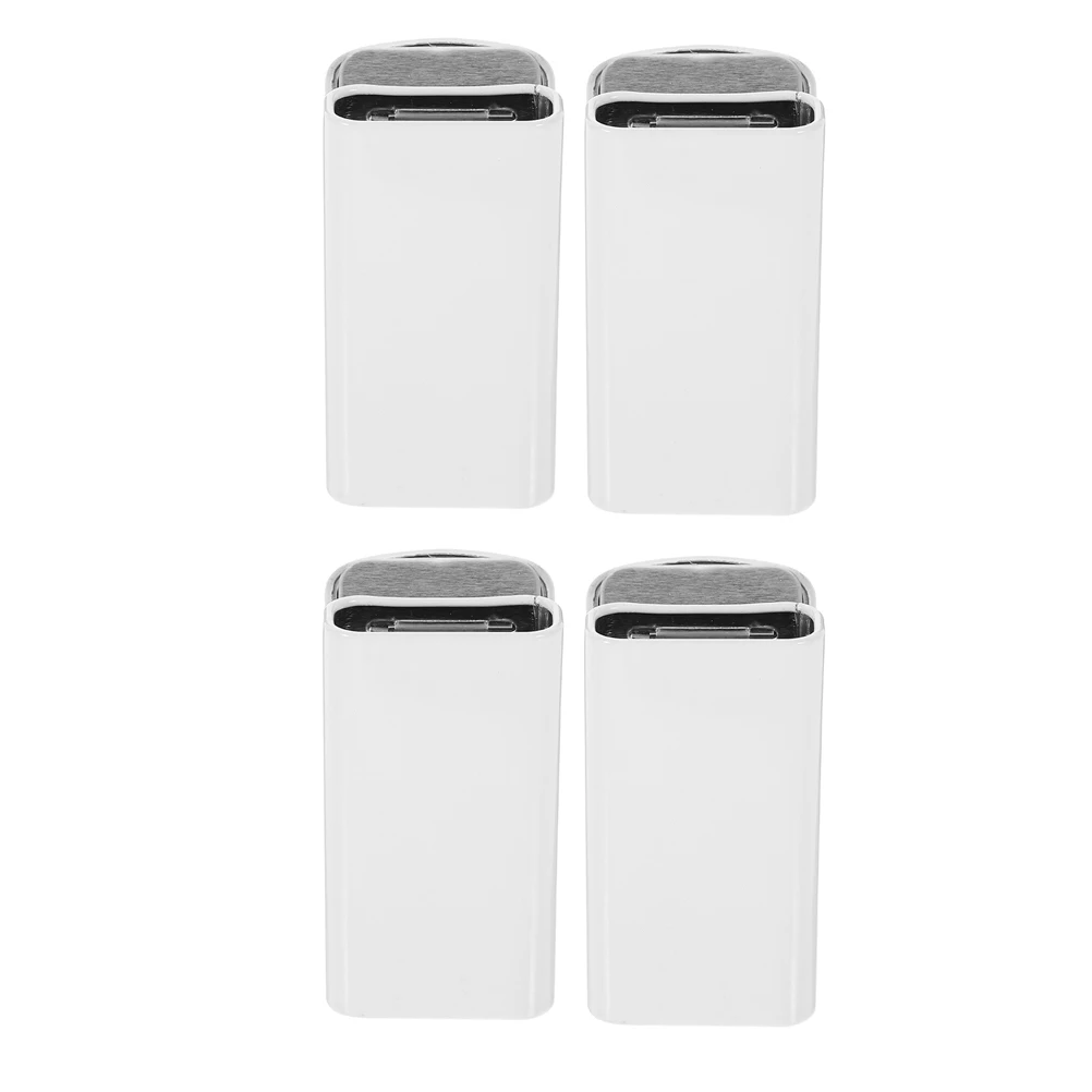 

4Pcs Metal Candy Tin Tinplate Small Rectangular Box Flip Lid Storage Organizer Small Candy Tin Tinplate Sundries Box
