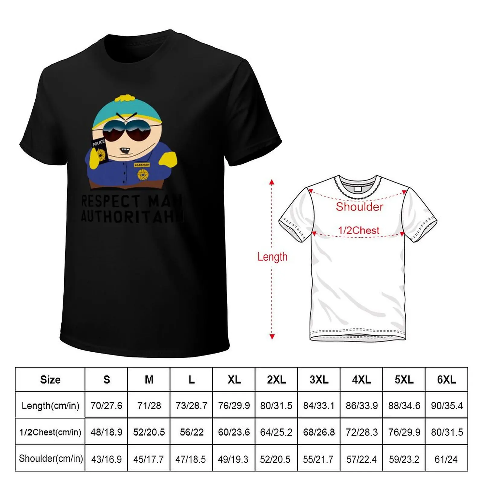 RESPECT MAH AUTHORITAH! Temporary design T-Shirt Casual Everyday Wear T-Shirt