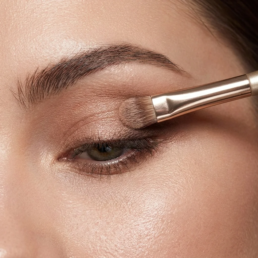 1 Stück Gebogener Präzisions-Eyeliner-Pinsel, Scharfer Dünner Kleiner Augenpinsel, Aegyo Sal Augen-Make-up Kosmetik-Werkzeug