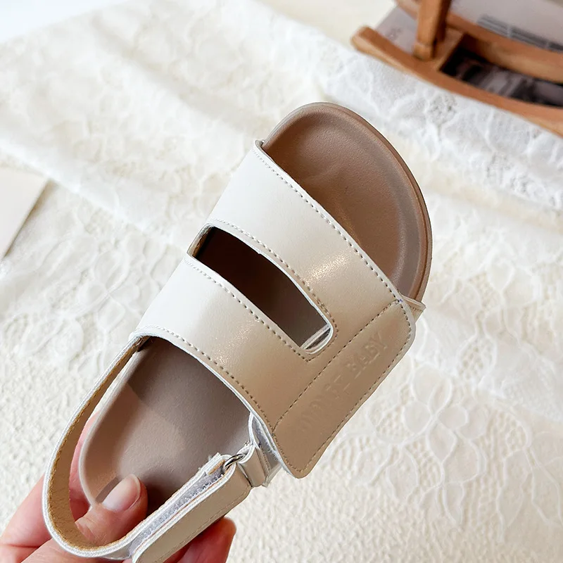 Boys Beach Water Shoes Open Toes Sandals Kids Baby 2026 Summer Child Infant Barefoot Hoop Loop Shoes 22-31