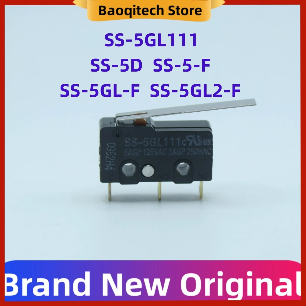 5 10 pcs Original Limit Micro Switch SS-5D SS-5GL111 SS-5 -F SS-5GL-F SS-5GL2-F 0.49N 5A For OMRON travel switch button