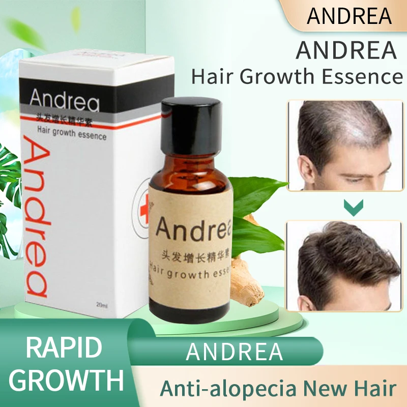 

2/5/10Pcs Andrea Hair Growth Serum Oil Herbal Keratin Fast Hair Growth Alopecia Loss Liquid Ginger Sunburst Yuda Pilatory Oil