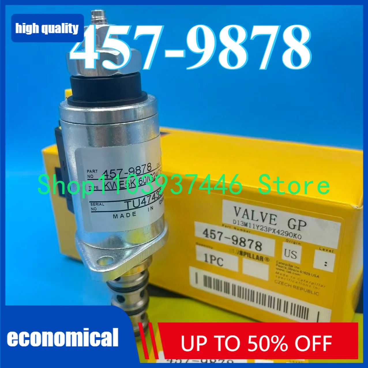 

457-9878 Электромагнитный клапан гидравлического насоса экскаватора 4579878 E330D E336D E345D E349D