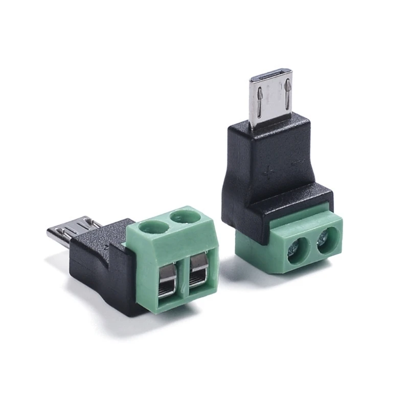 موصل Micro USB تجنب سدادات اللحام Micro USB 2Pin Terminal 5V موصلات شحن للهواتف والأجهزة اللوحية