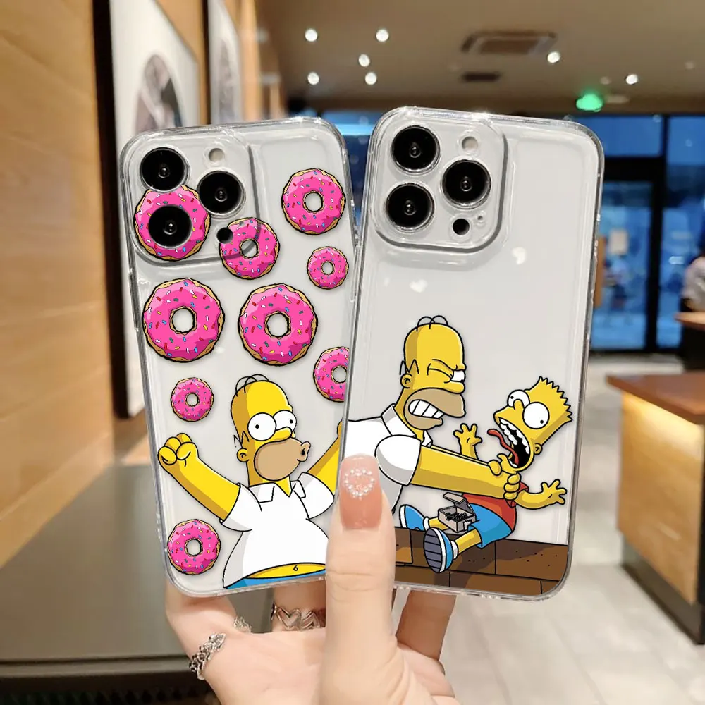 

Homer S-Simpsons Custom Photo Phone Case For OPPO RENO 5 2F 2Z 6 6Z 7 7Z 8 8T 10 11 11F 12 12F 13 13F PRO Clear Silicone Case