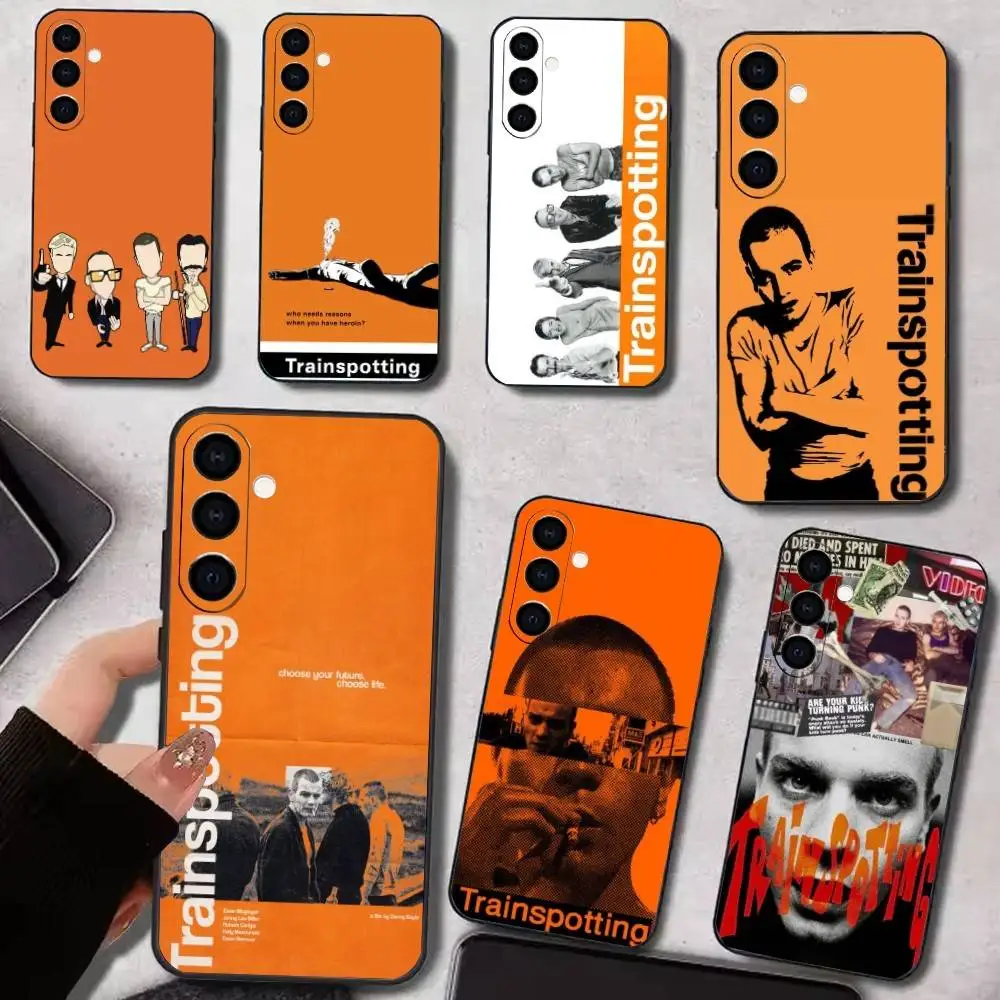 

T-Trains-potting Phone Case For Samsung Galaxy A73,A72,A71,A70,A53,A52,A51,Soft Silicone Black Cover