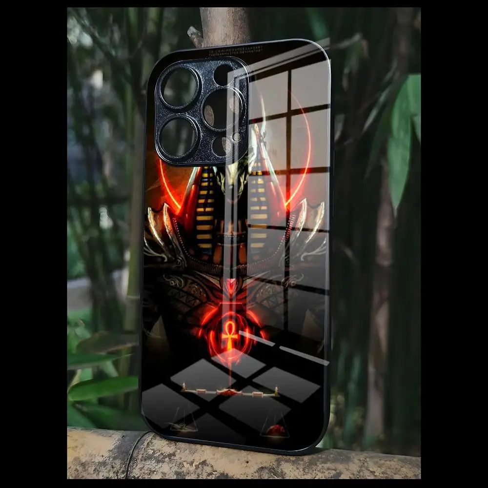 Egypt Nefertiti Anubis Ankh For OPPO A 55 54 One Plus 8T 92s A93s A94 95 8 9 7 Pro FindX3 X5PRO RENO4 RENO7 Reno4se 5F 6Z Glass