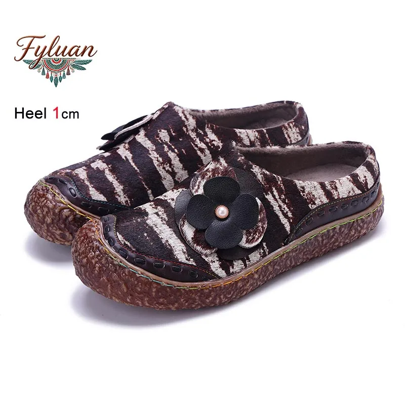

Fashion Women Flat Sole Shoes Three-dimensional Flowers Vintage Flats Casual Single Shoes Non-slipping Sole Outdoor Low Top Shoe