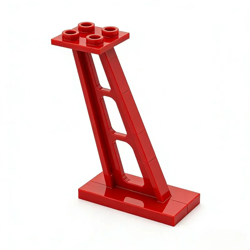 20PCS 4476 MOC Spare Parts 2x4x5 Angled Stand  With DIY Building Block Toys Are Suitable For Both Boys And Girls - view 6