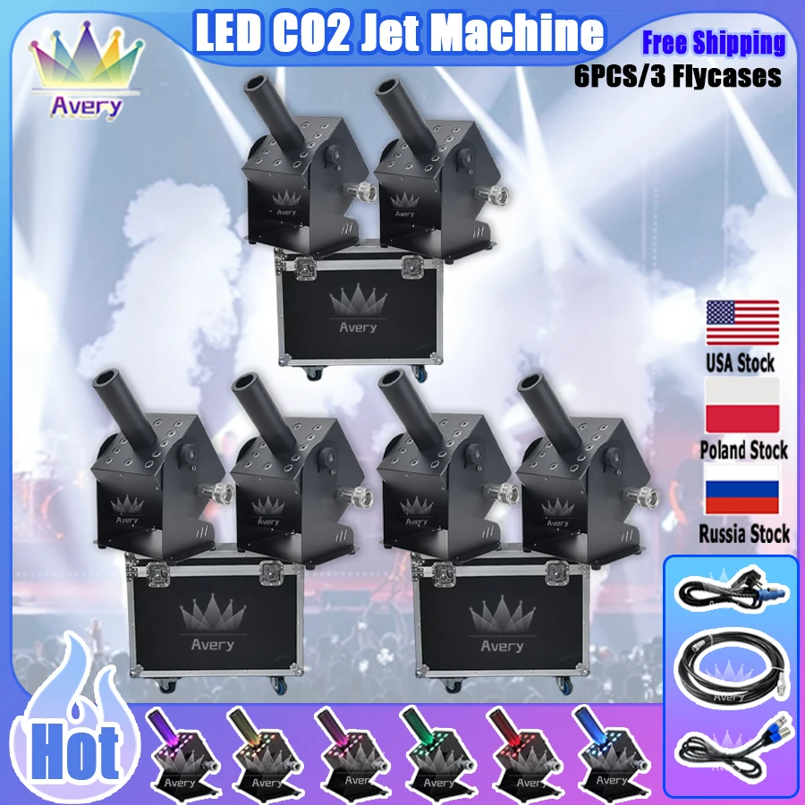 0 Tax 3 чехол с SFX Digital DMX CO2 Jet Machine Spray 8-10m CO2 Cannon Stage Effect, профессиональная CO2 пусковая установка для диджея, ночного клуба