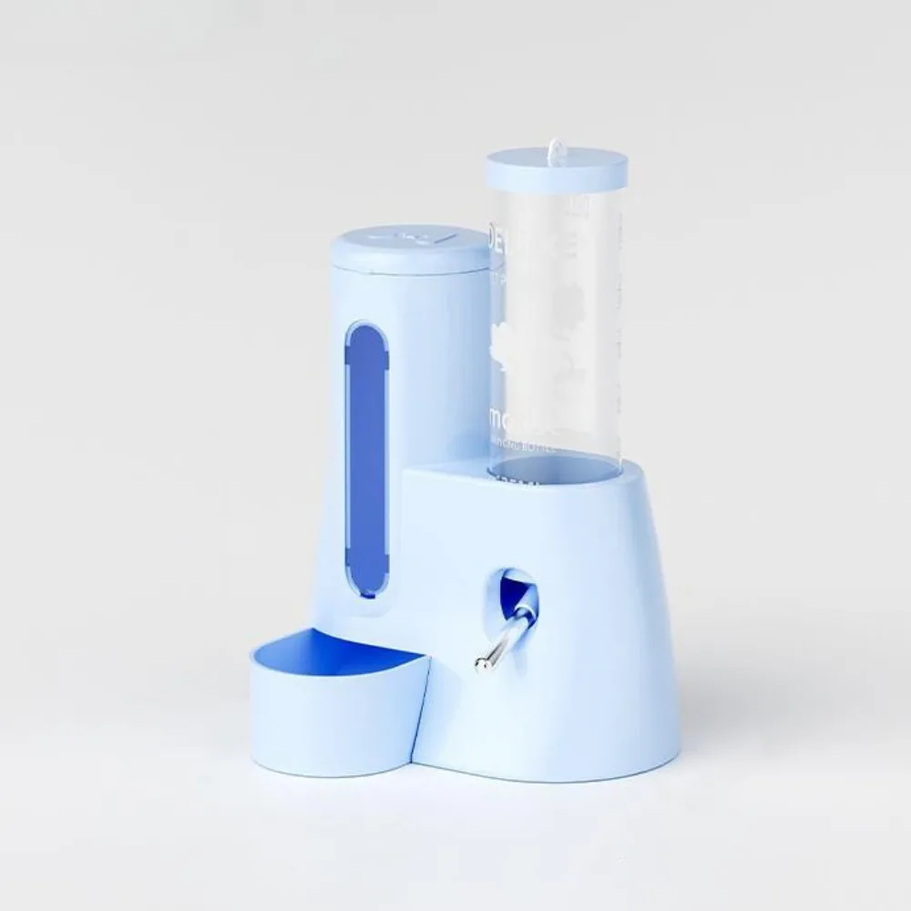 

2-in-1 Hamster Automatic Water Large Capacity Easy To Clean Feeding Water Dispenser Removable Golden Bear Food Bowl For Hamster