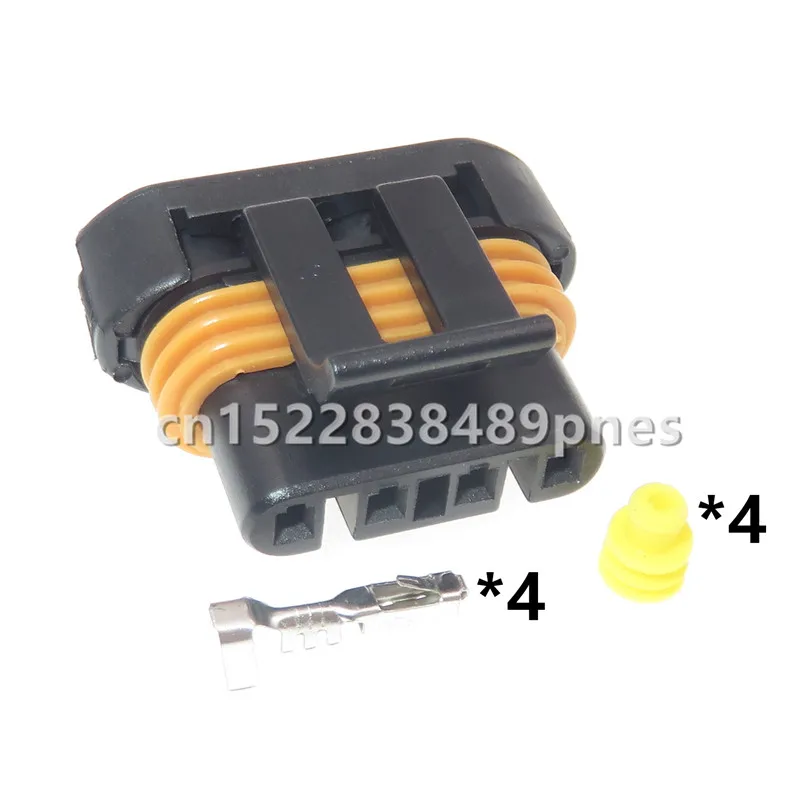 4 Pole 12186568 LS Series Alternator Plug Automotive Wiring Socket For Hummer H2 6.2L Oxygen Sensor O2 Connector
