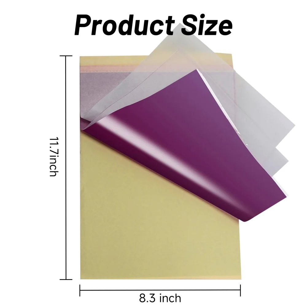 DQFART New In Tattoo Transfer Paper 25/50/100Pcs Pink Body Art Creative Designs Tattoo Artists Supplies Accessories