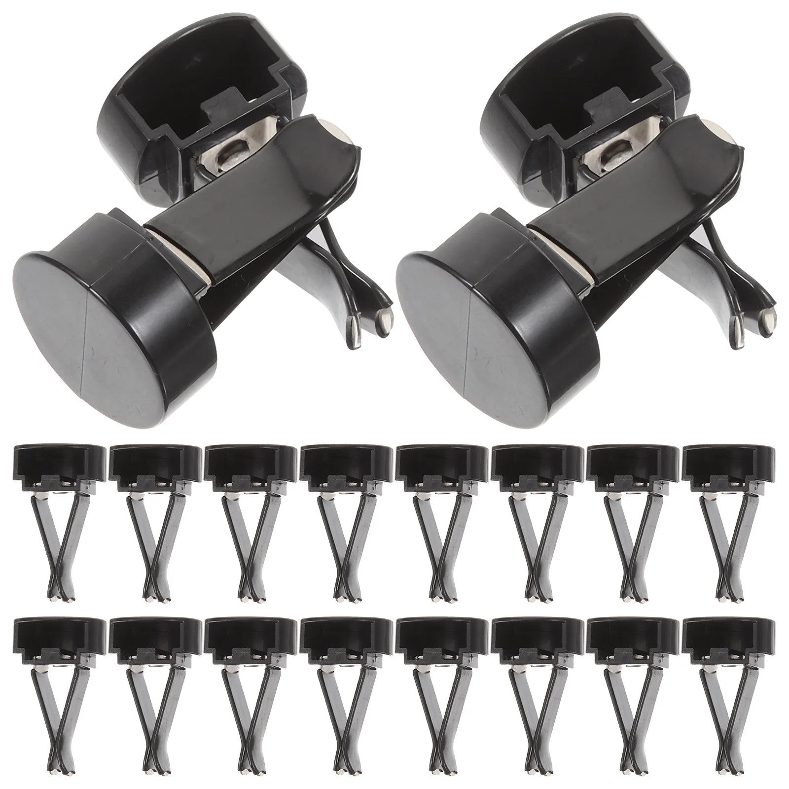 

100pcs Air Vent Clips Aromatherapy Cars Accessory Metal Socket Fragrance Holder Car Fresheners Vent Clips For Car Air Freshener