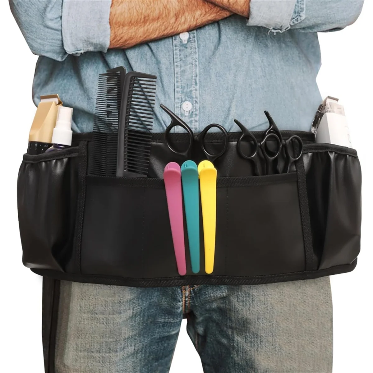 ساحة مصفف الشعر، مريلة قص الشعر، حزام الخصر، حزام الخصر، حزام الصالونات، نصف الخصر لصالونات تصفيف الشعر #3