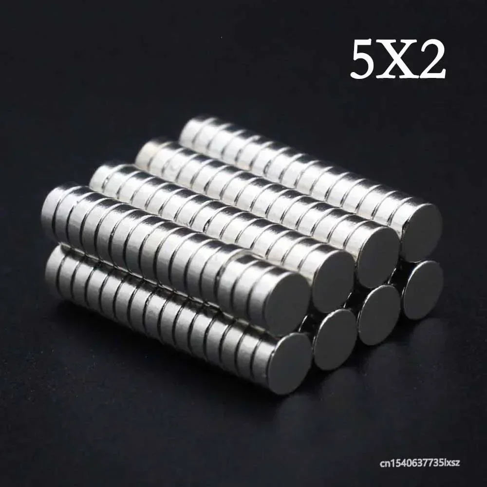 20/50/80/100/150 Pcs 5x2 Neodymium Magnet 5mm x 2mm N35 NdFeB Round Super Powerful Strong Permanent Magnetic imanes Disc