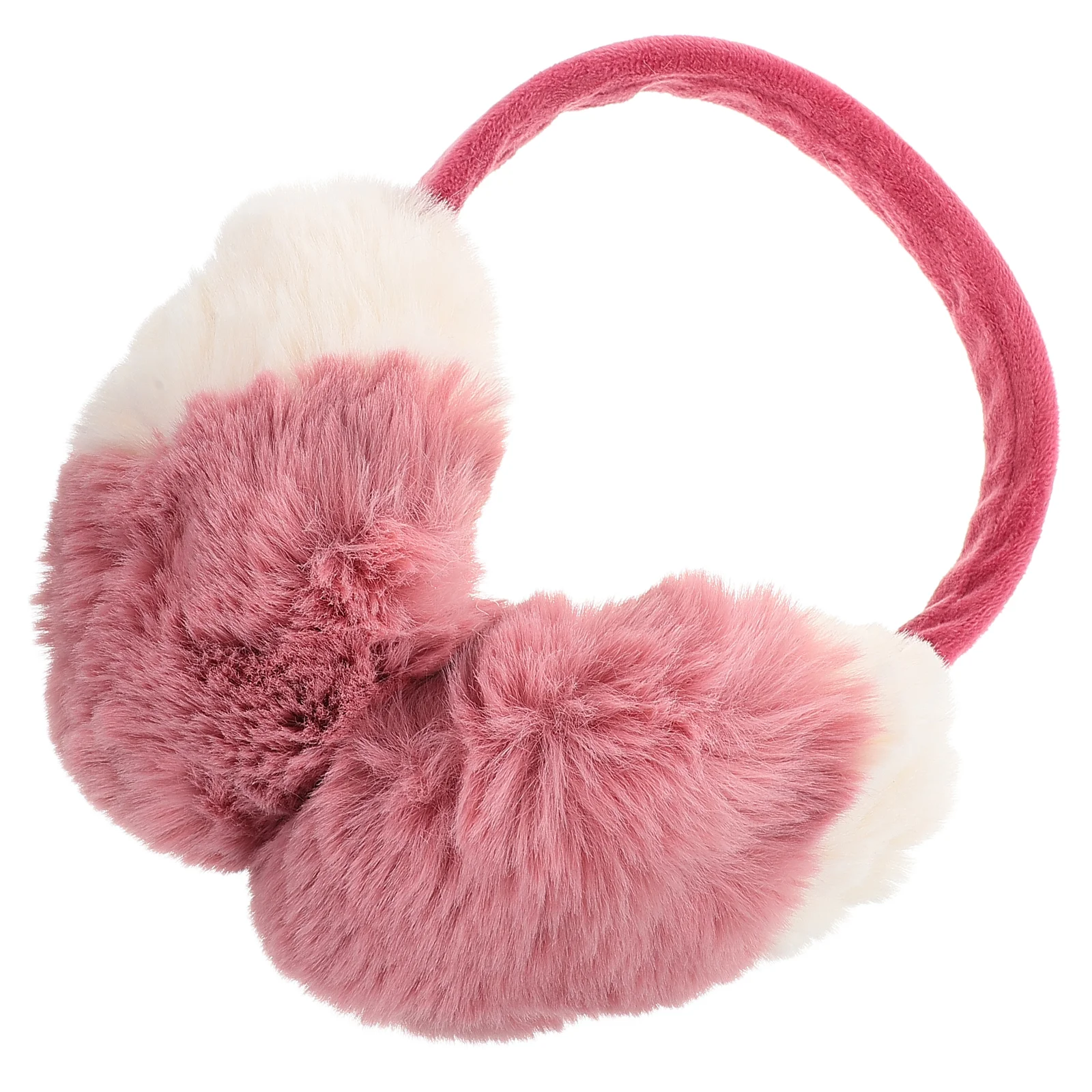 Winter Plush Fuzzy Muff Earmuff Headband Protector Cute Covers Headphones Faux Fur Warmers for Sleeping Kids Headbands