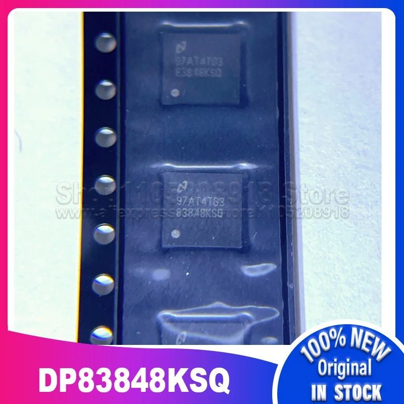 

10~100 шт./лот DP83848KSQ 83848KSQ DP83848KSQ/NOPB QFN-40 100% новый, в наличии