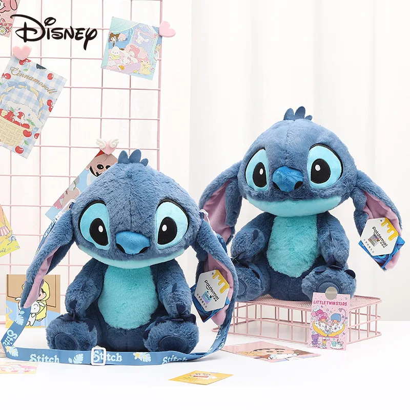 

Disney Kawaii Stitch Stuffed Toys Cartoon&Cute Lilo&Stitch Plush Dolls Crossbody Bag Doll Stitch Backpack Birthday New Year Gift