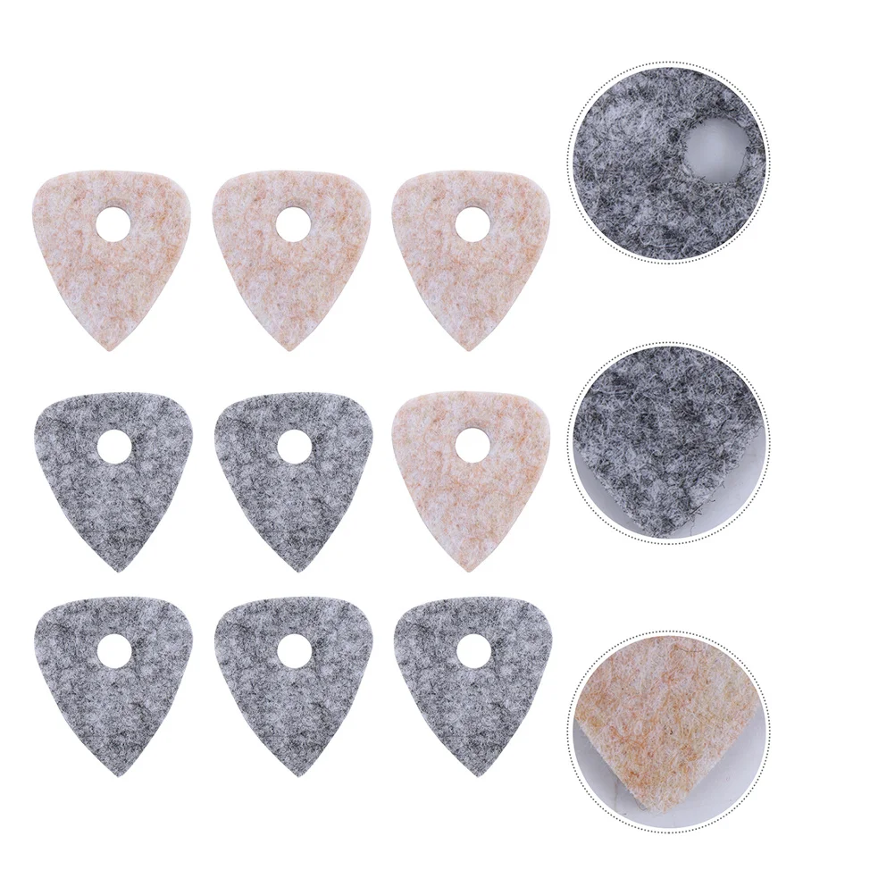 

12Pcs Premium Felt Guitar Picks Compact Design Smooth Edges for Beginners and Professionals Guitar Picks Ukulele Plectrum