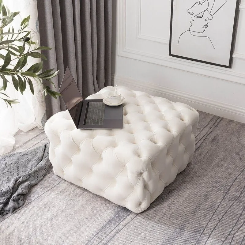 الفاخرة دواسة البراز غرفة المعيشة الحديثة مربع البراز بسيط مدخل قاعة تغيير الأحذية العثمانيين أريكة الجانب الديكور العثمانيين #3