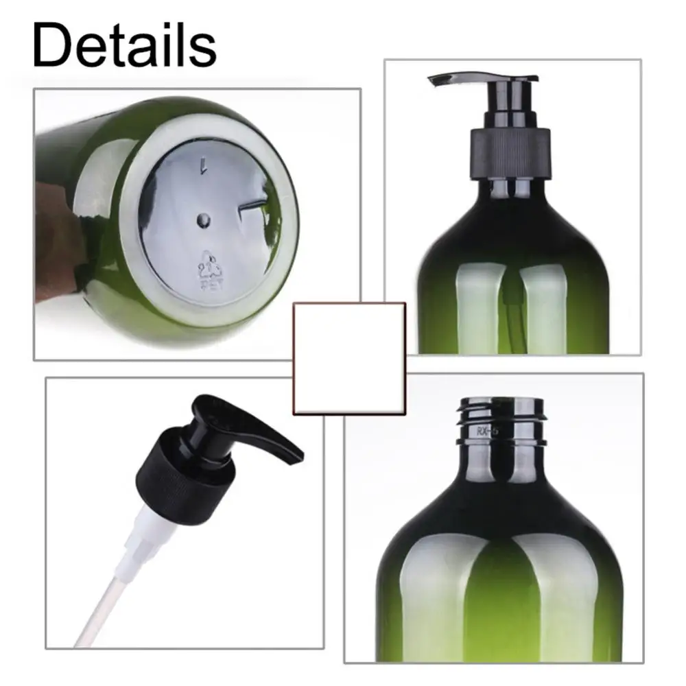 300/500ML Liquid Soap Dispenser Shampoo Hand Soap Laundry Liquid Sub Bottling Press Type Bathroom Shower Gel Bottle Dispensers