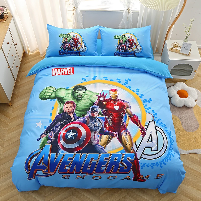 Disney Cartoon Bedding Set Captain Duvet Cover Sets for Baby Boy Children Boy Children's Room Bed Birthday Gifts