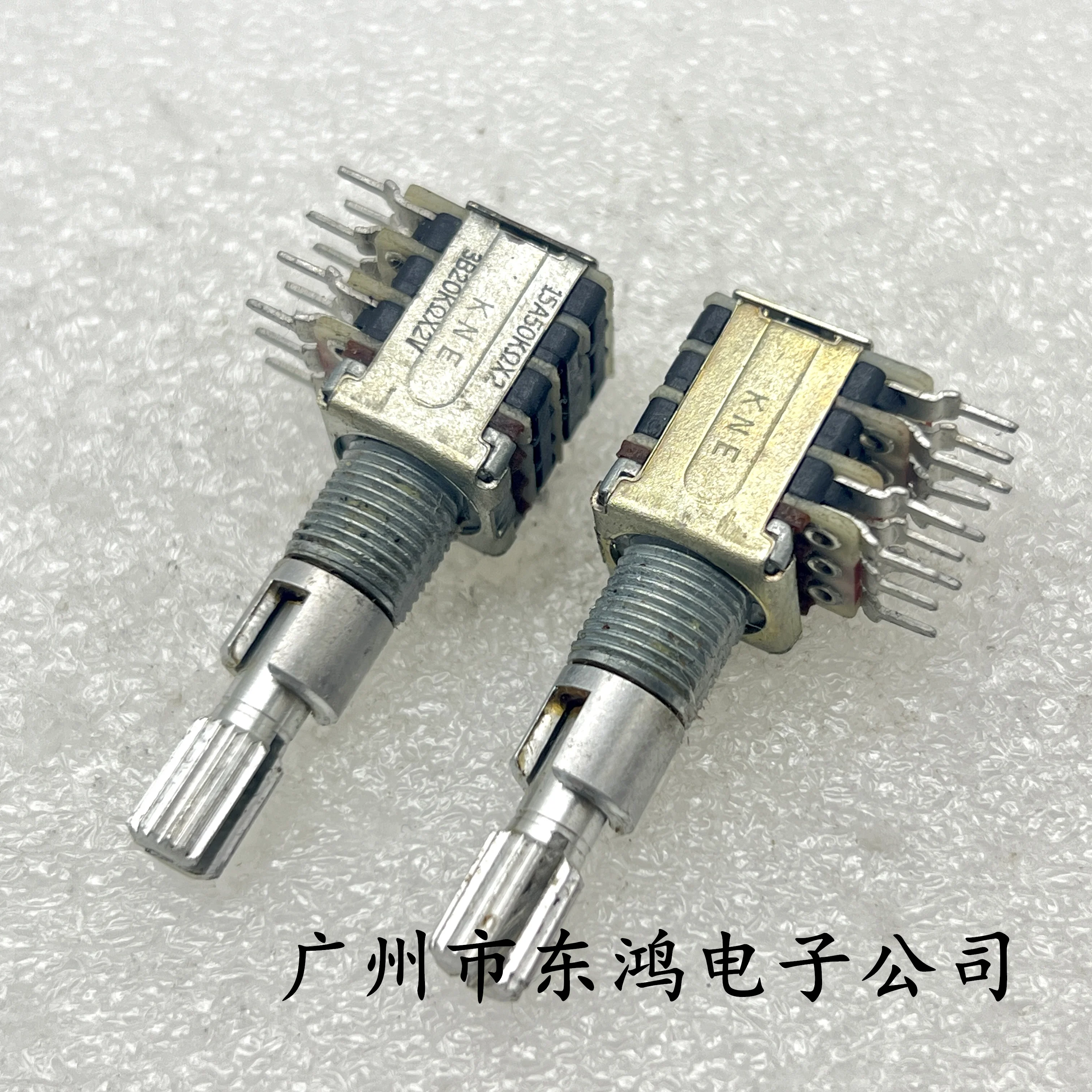 1 PCS Korean precision potentiometer A50KX2 B20K Ω x2 dual axis dual adjustment rotation