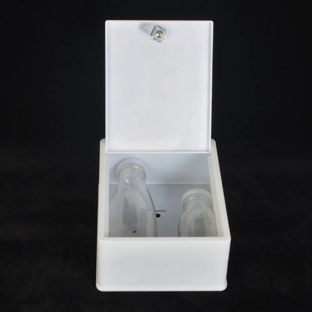 Wall Attached Milk Storage Locker Outdoor Delivery Case Plastic Container For Home Door Key And Parcel Holding