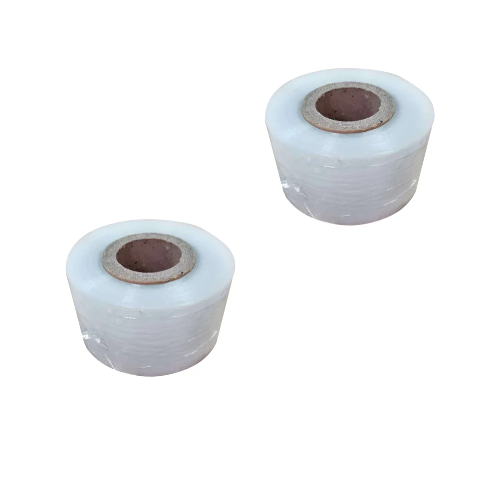

4 Rolls PE Grafting Tape Stretchable Floristry Film Self-adhesive Transparent Film for Pecans Walnuts Citrus Fruits Tree - 120m