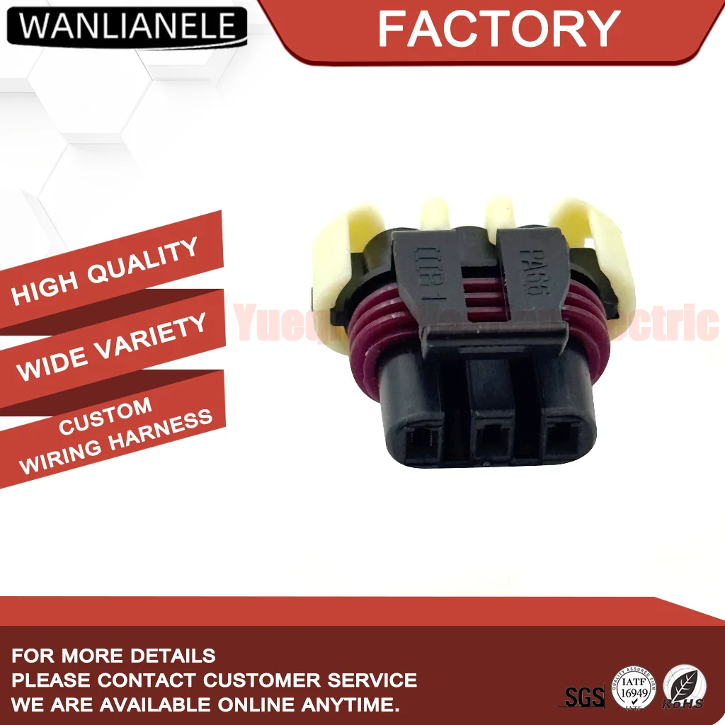 50 Sets 12059595 3 Pin Female Connector Metri-Pack 150 MP150-3S-3 Sealed 14A Fit GM Crank MAF Sensor