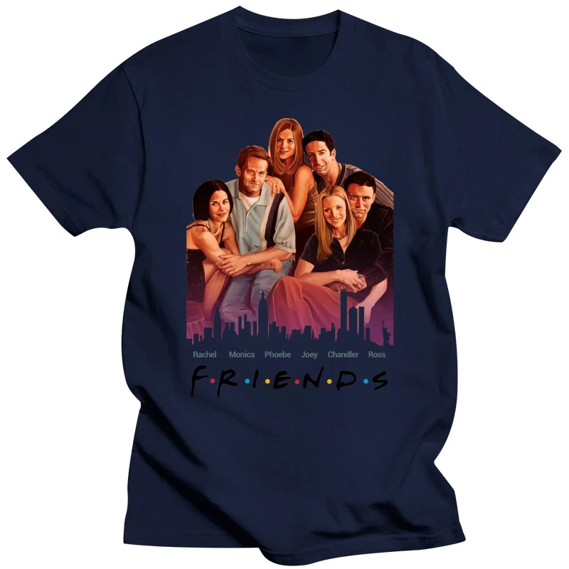 F.R.I.E.N.D.S Tv Series Logo MenS White T-Shirt Size S M L Xl 2Xl 3Xl