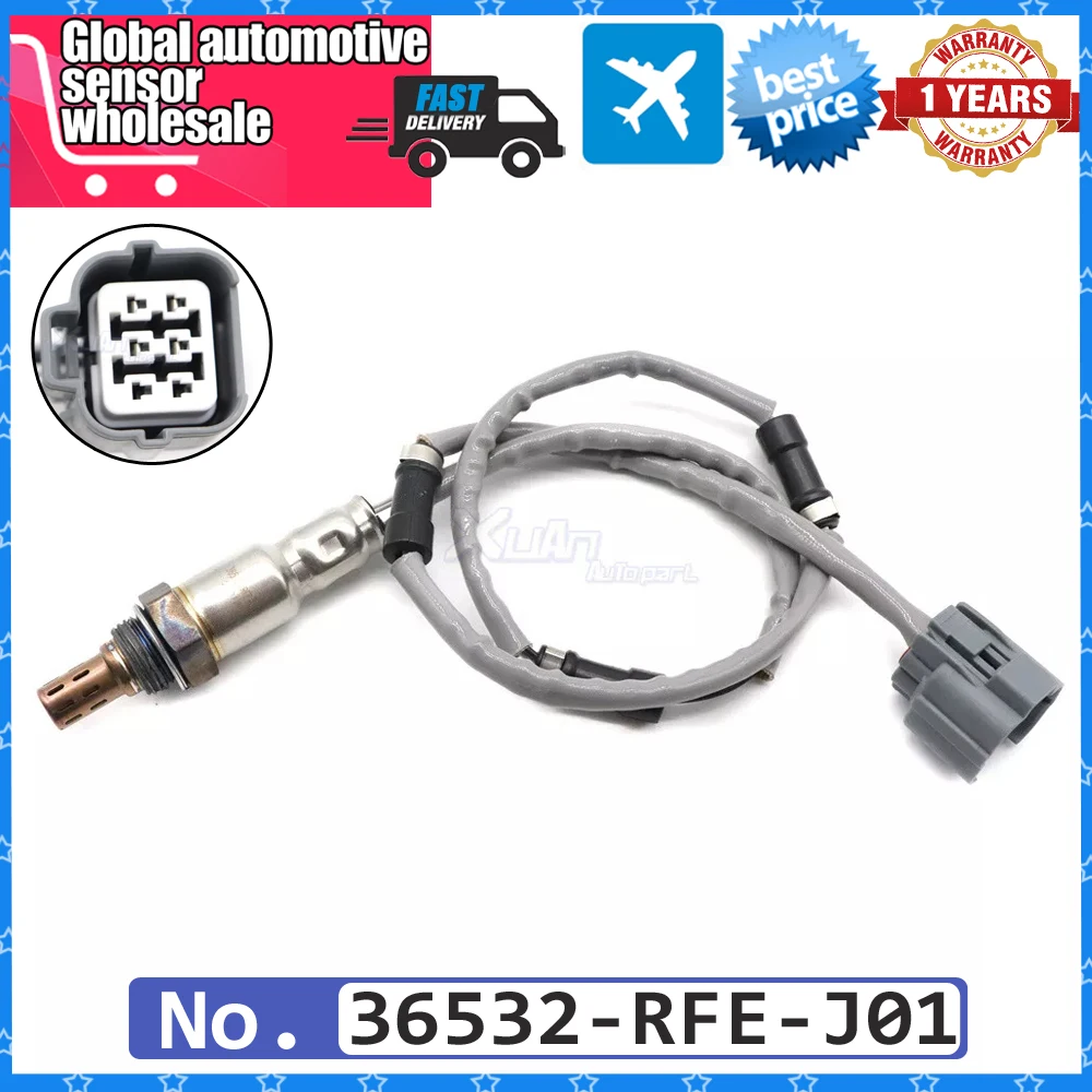 NEW Downstream Air Fuel Ratio Lambda O2 Oxygen Sensor for Honda Odyssey 2.4L K24A STEP WGN K20A  RG1 RG2 04-07 36532-RFE-J01