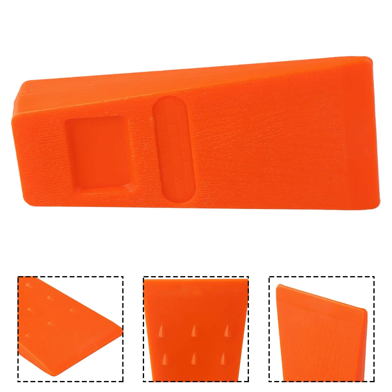 Cales d'abattage durables pratiques, fournitures d'outils, exploitation forestière rapide, orange, 14x5x2cm, remplacement professionnel fiable