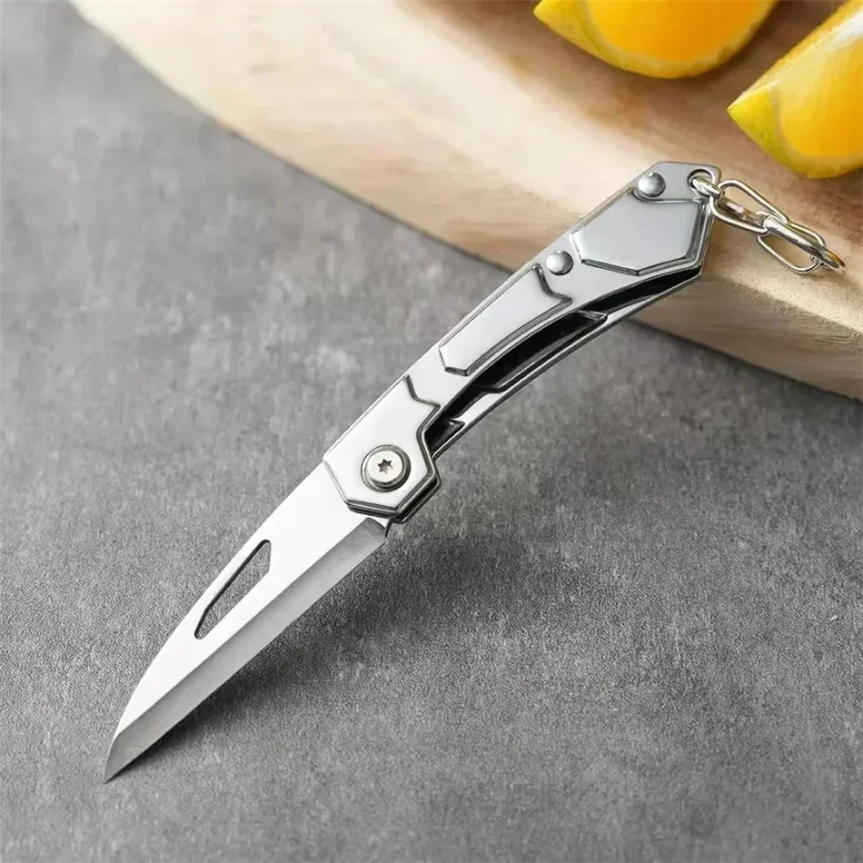 متعددة الوظائف المحمولة سكين للفرد شفرة حادة التخييم في الهواء الطلق فائدة الصيد سكينة الفاكهة للسفر والتخييم