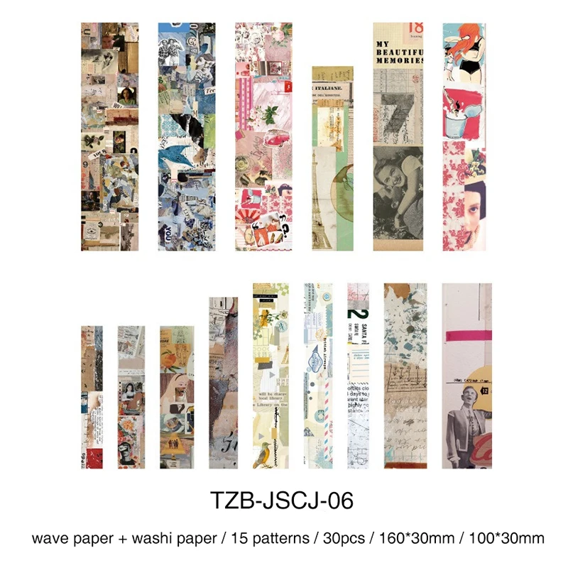 Vintage Plant Ticket Bill Label Landschap Sticker Creatief DIY Journal Materiaal Collage Scrapbooking Kantoorartikelen